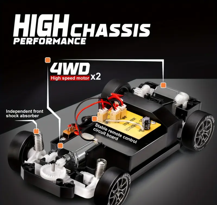 Samochód RC do driftu 1:24 Porsche